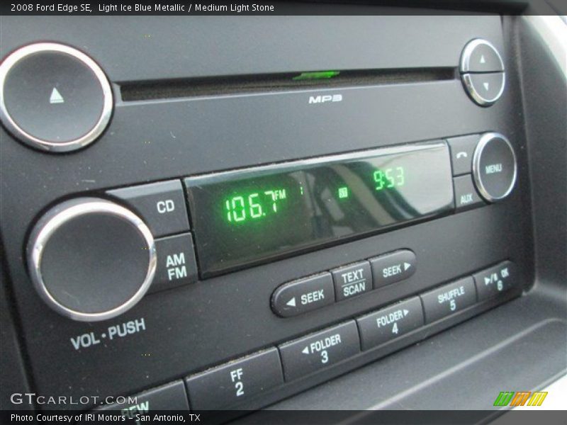 Light Ice Blue Metallic / Medium Light Stone 2008 Ford Edge SE