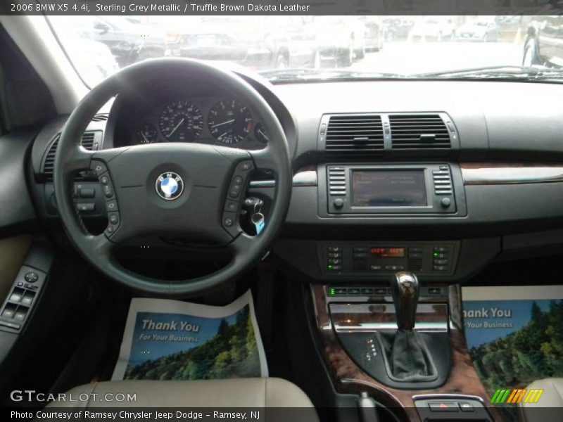 Sterling Grey Metallic / Truffle Brown Dakota Leather 2006 BMW X5 4.4i