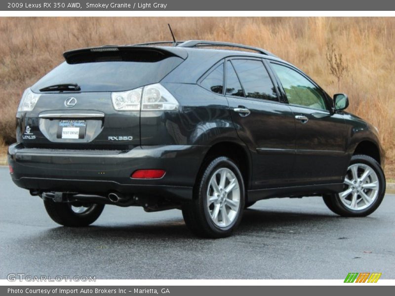 Smokey Granite / Light Gray 2009 Lexus RX 350 AWD