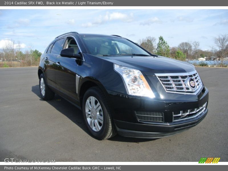 Black Ice Metallic / Light Titanium/Ebony 2014 Cadillac SRX FWD