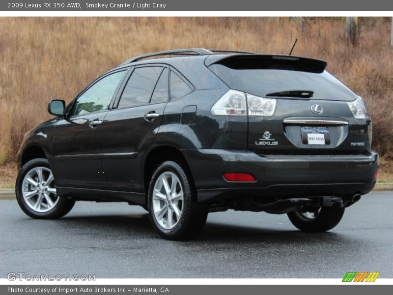 Smokey Granite / Light Gray 2009 Lexus RX 350 AWD