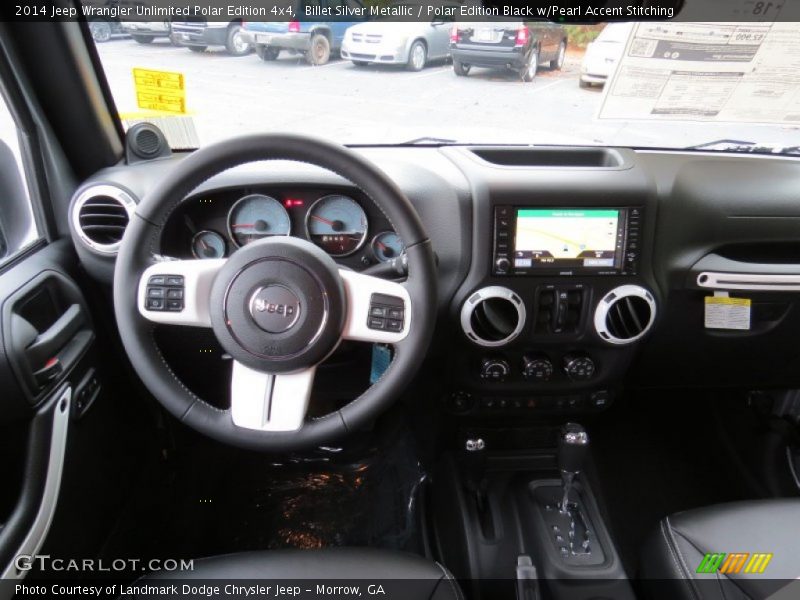 Dashboard of 2014 Wrangler Unlimited Polar Edition 4x4