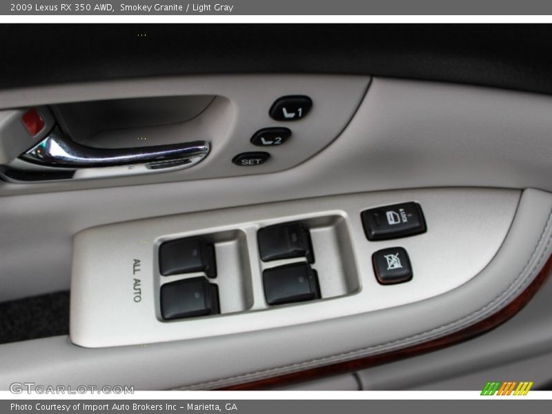 Smokey Granite / Light Gray 2009 Lexus RX 350 AWD