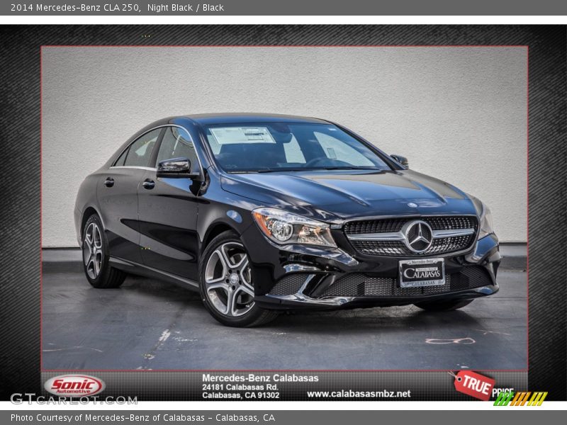 Night Black / Black 2014 Mercedes-Benz CLA 250