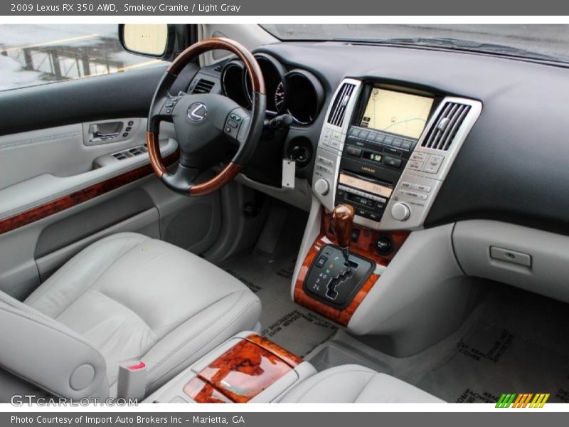 Smokey Granite / Light Gray 2009 Lexus RX 350 AWD