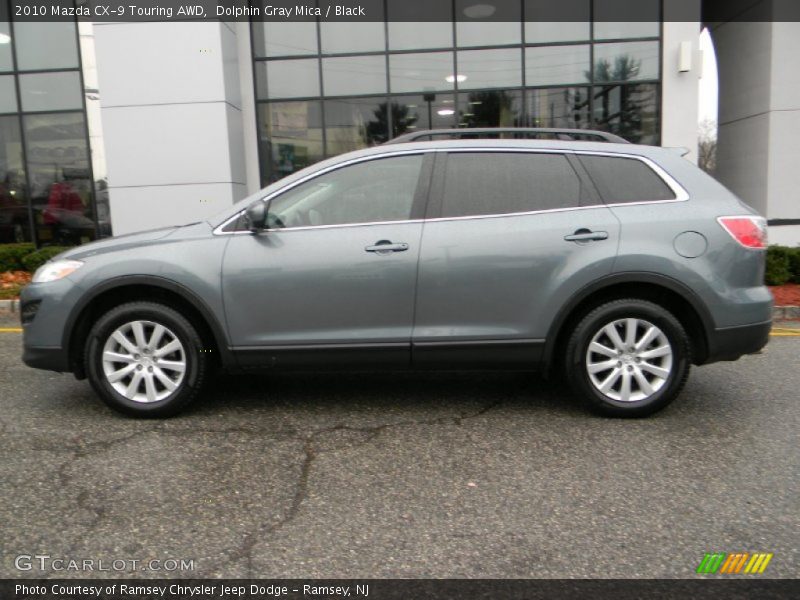 Dolphin Gray Mica / Black 2010 Mazda CX-9 Touring AWD
