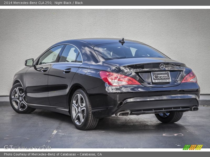 Night Black / Black 2014 Mercedes-Benz CLA 250