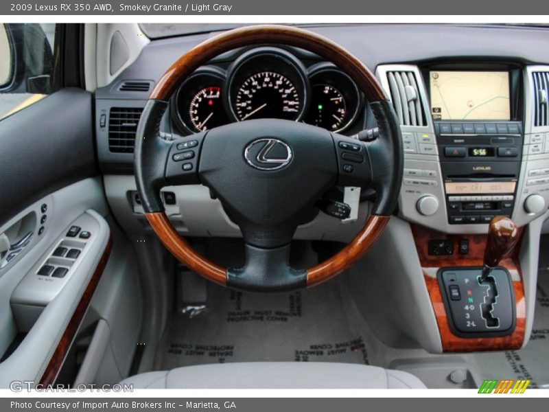 Dashboard of 2009 RX 350 AWD