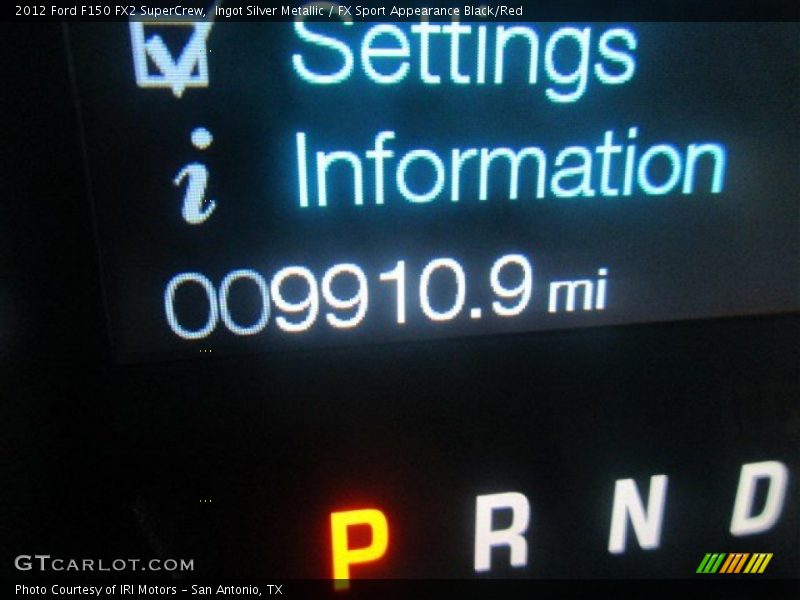 Ingot Silver Metallic / FX Sport Appearance Black/Red 2012 Ford F150 FX2 SuperCrew