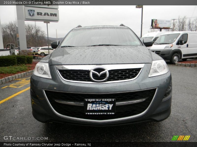 Dolphin Gray Mica / Black 2010 Mazda CX-9 Touring AWD