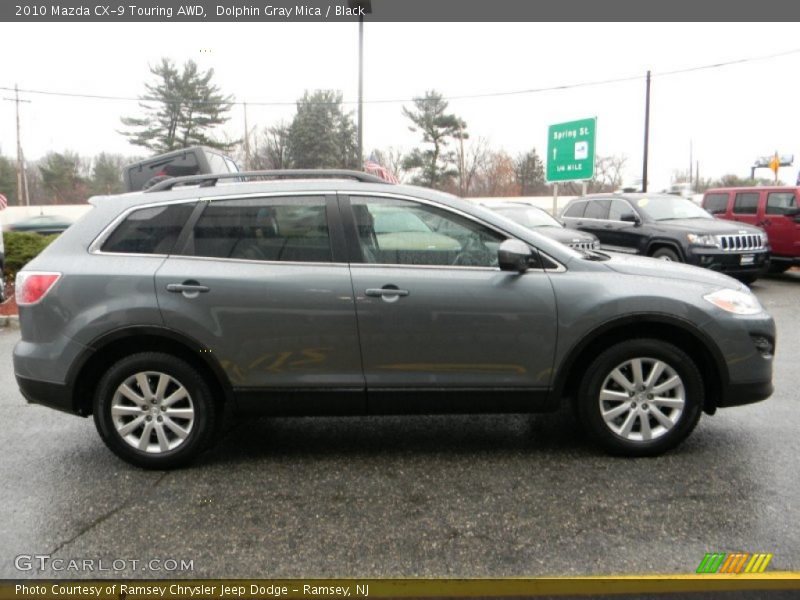 Dolphin Gray Mica / Black 2010 Mazda CX-9 Touring AWD