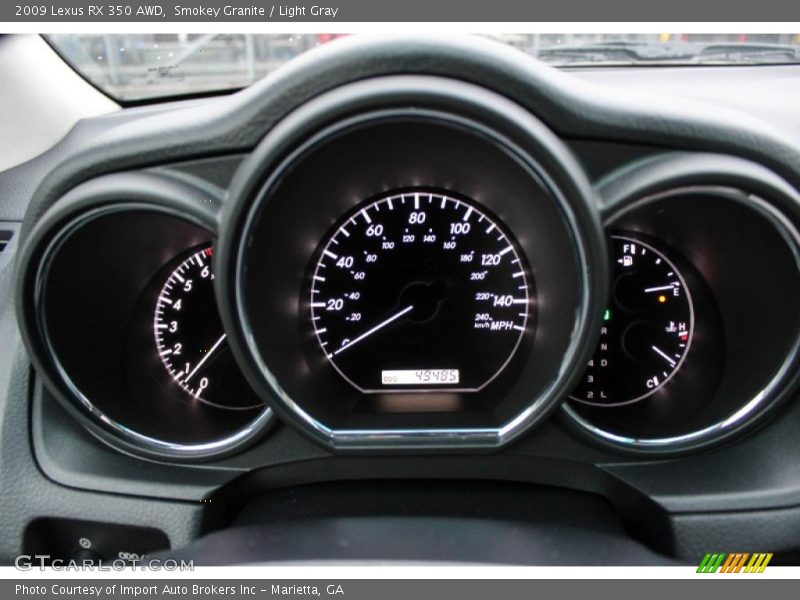  2009 RX 350 AWD 350 AWD Gauges