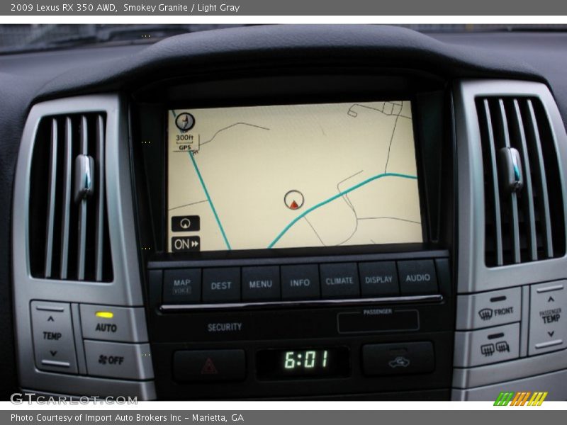 Smokey Granite / Light Gray 2009 Lexus RX 350 AWD