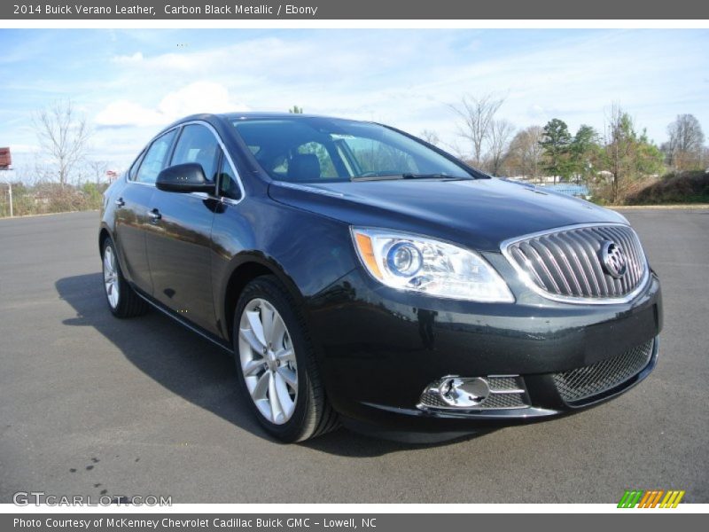 Carbon Black Metallic / Ebony 2014 Buick Verano Leather