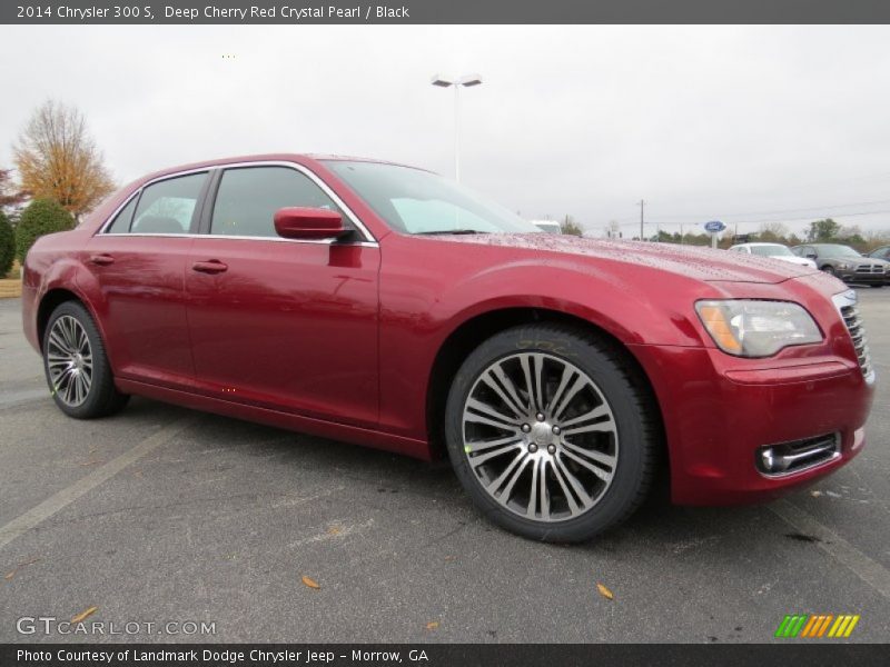 Deep Cherry Red Crystal Pearl / Black 2014 Chrysler 300 S