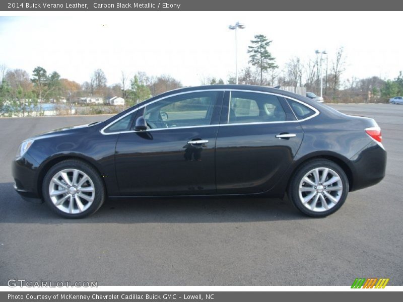 Carbon Black Metallic / Ebony 2014 Buick Verano Leather