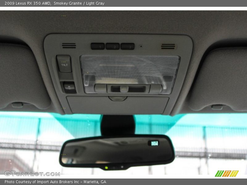 Smokey Granite / Light Gray 2009 Lexus RX 350 AWD