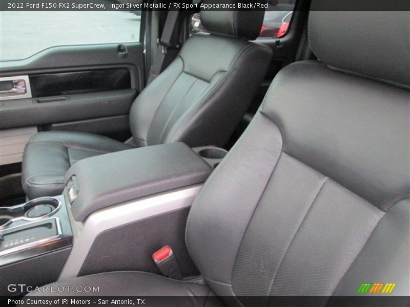 Ingot Silver Metallic / FX Sport Appearance Black/Red 2012 Ford F150 FX2 SuperCrew
