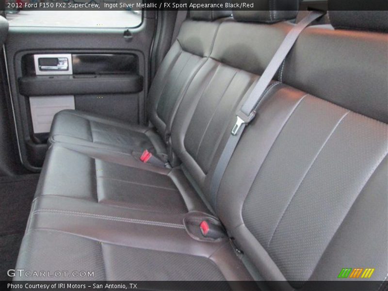 Ingot Silver Metallic / FX Sport Appearance Black/Red 2012 Ford F150 FX2 SuperCrew