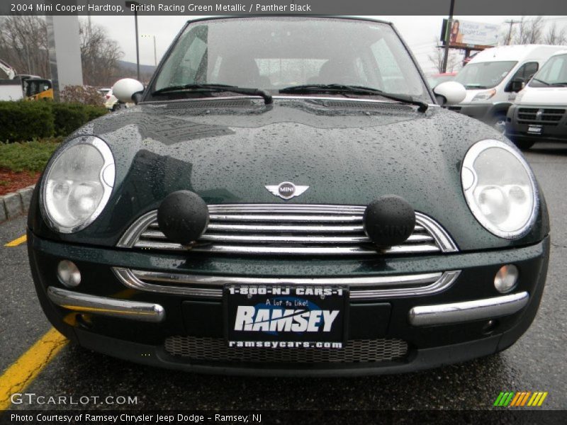 British Racing Green Metallic / Panther Black 2004 Mini Cooper Hardtop