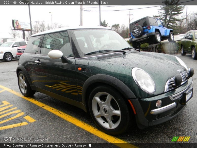 British Racing Green Metallic / Panther Black 2004 Mini Cooper Hardtop