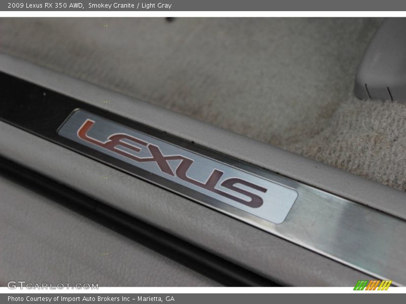 Smokey Granite / Light Gray 2009 Lexus RX 350 AWD