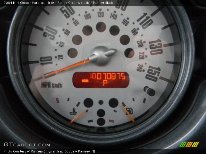 British Racing Green Metallic / Panther Black 2004 Mini Cooper Hardtop