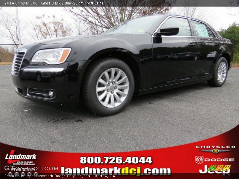 Gloss Black / Black/Light Frost Beige 2014 Chrysler 300