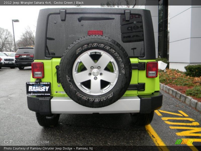 Gecko Green / Black 2012 Jeep Wrangler Sahara 4x4