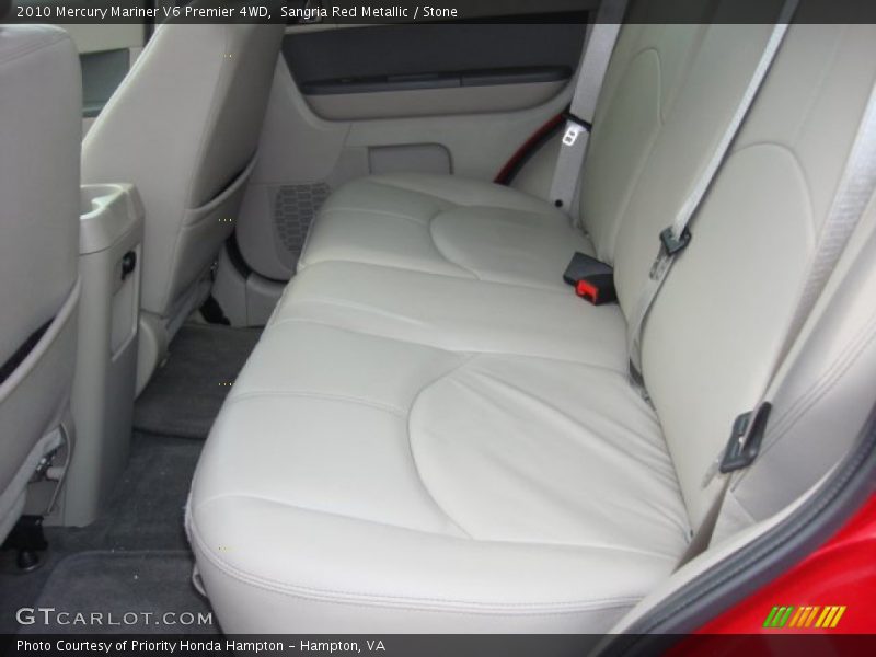 Sangria Red Metallic / Stone 2010 Mercury Mariner V6 Premier 4WD
