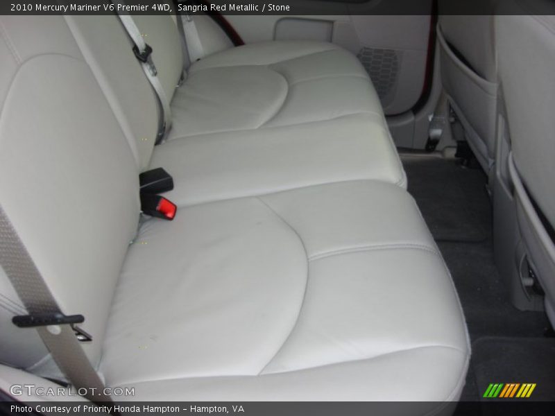Sangria Red Metallic / Stone 2010 Mercury Mariner V6 Premier 4WD