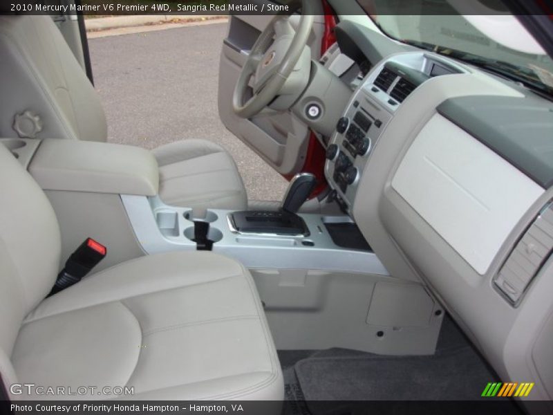 Sangria Red Metallic / Stone 2010 Mercury Mariner V6 Premier 4WD