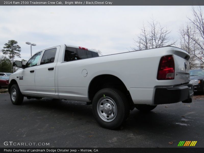 Bright White / Black/Diesel Gray 2014 Ram 2500 Tradesman Crew Cab