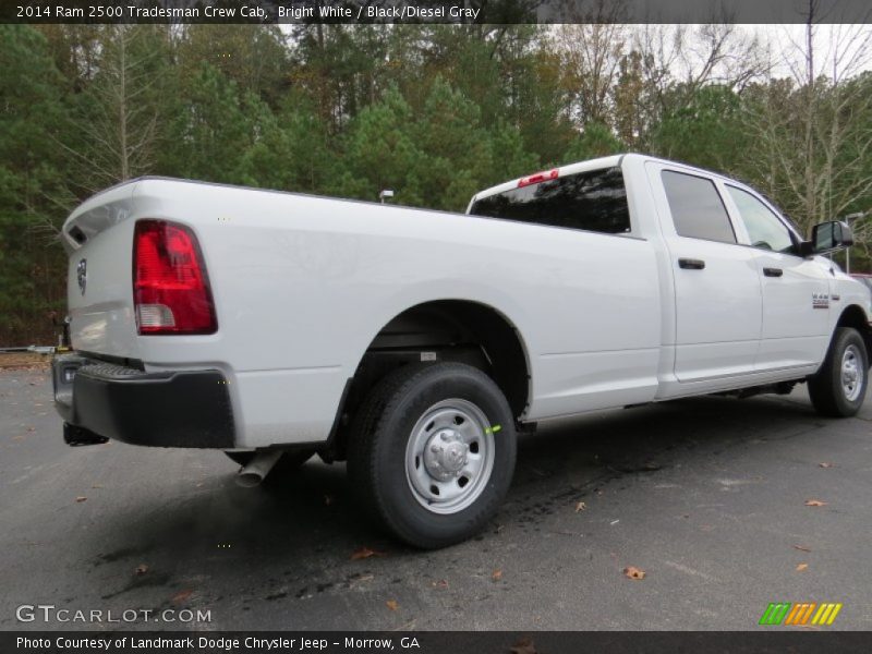 Bright White / Black/Diesel Gray 2014 Ram 2500 Tradesman Crew Cab