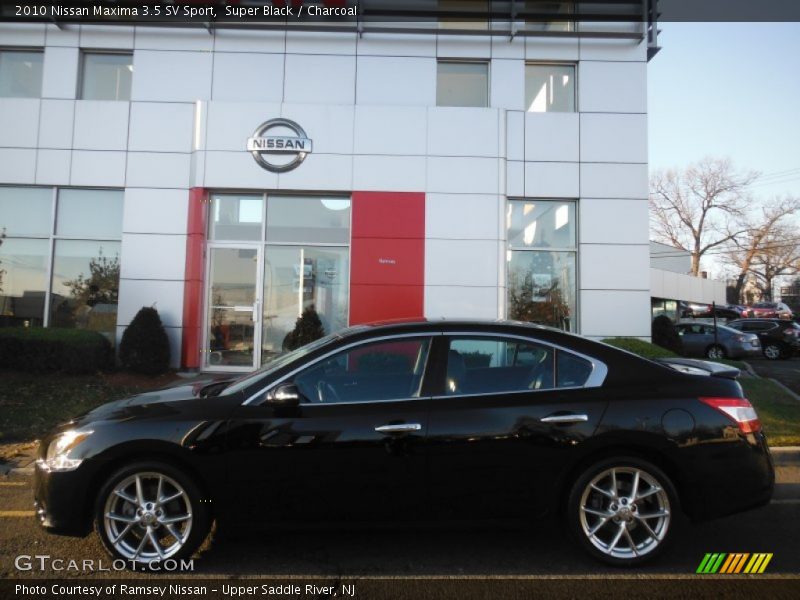 Super Black / Charcoal 2010 Nissan Maxima 3.5 SV Sport