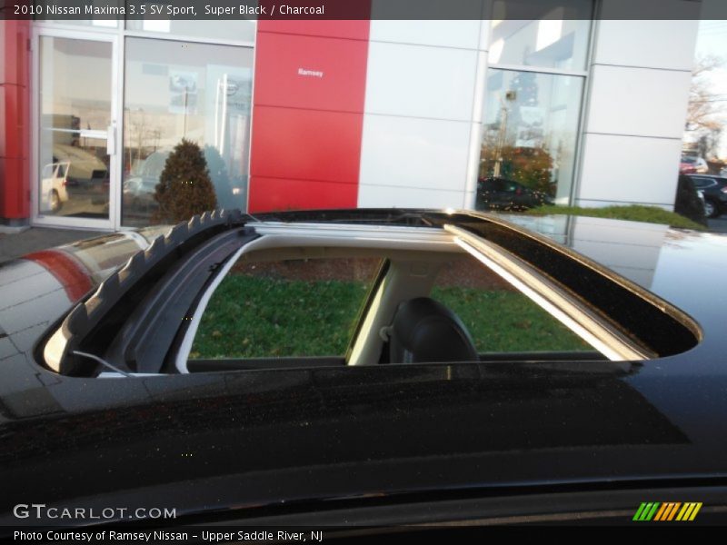 Super Black / Charcoal 2010 Nissan Maxima 3.5 SV Sport