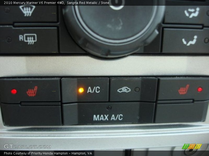 Sangria Red Metallic / Stone 2010 Mercury Mariner V6 Premier 4WD