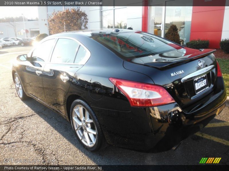 Super Black / Charcoal 2010 Nissan Maxima 3.5 SV Sport