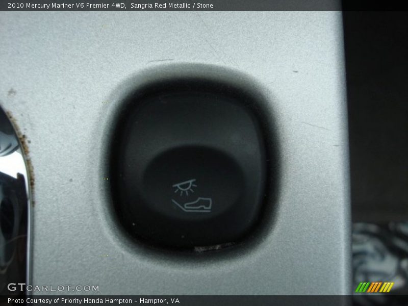 Sangria Red Metallic / Stone 2010 Mercury Mariner V6 Premier 4WD