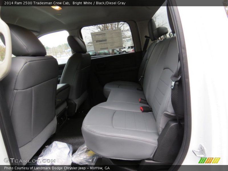 Bright White / Black/Diesel Gray 2014 Ram 2500 Tradesman Crew Cab