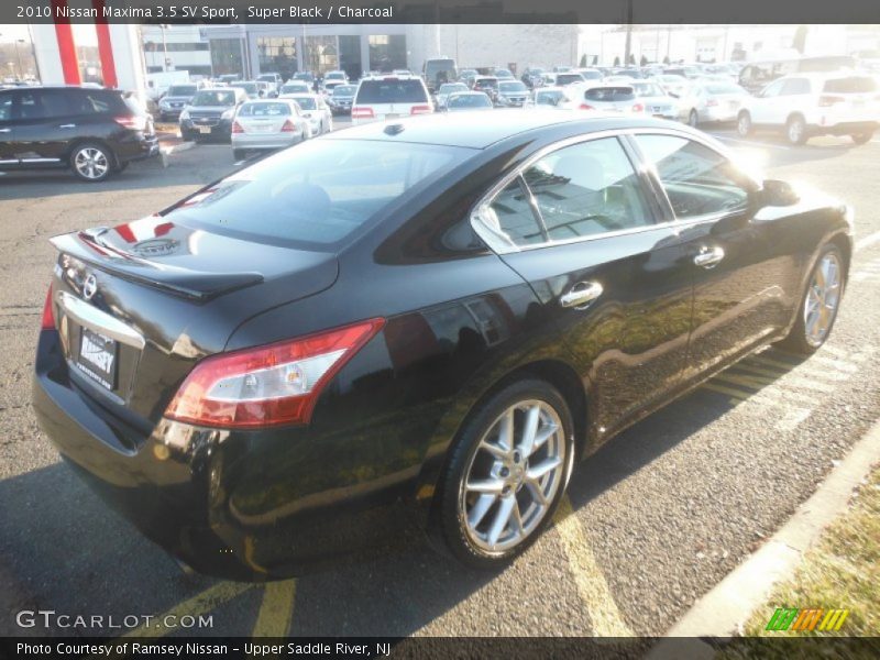 Super Black / Charcoal 2010 Nissan Maxima 3.5 SV Sport