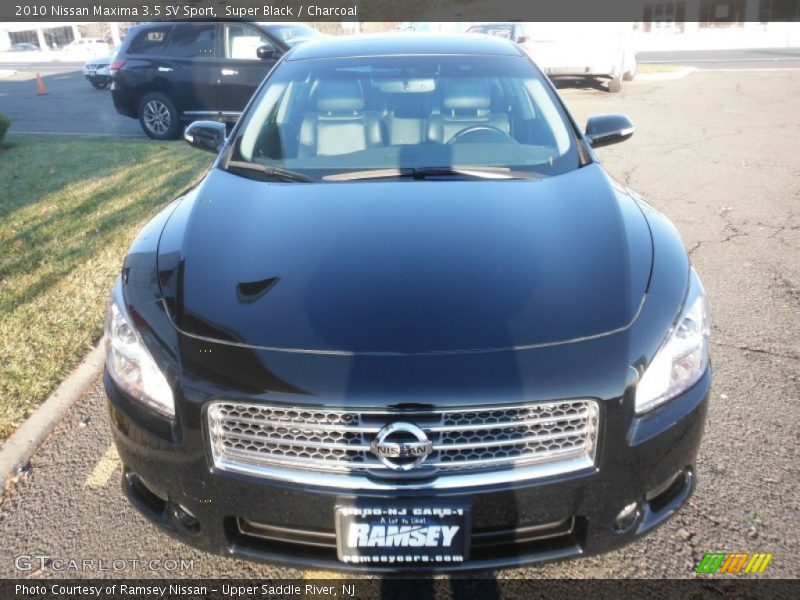 Super Black / Charcoal 2010 Nissan Maxima 3.5 SV Sport