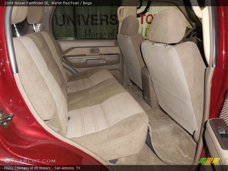 Merlot Red Pearl / Beige 2004 Nissan Pathfinder SE