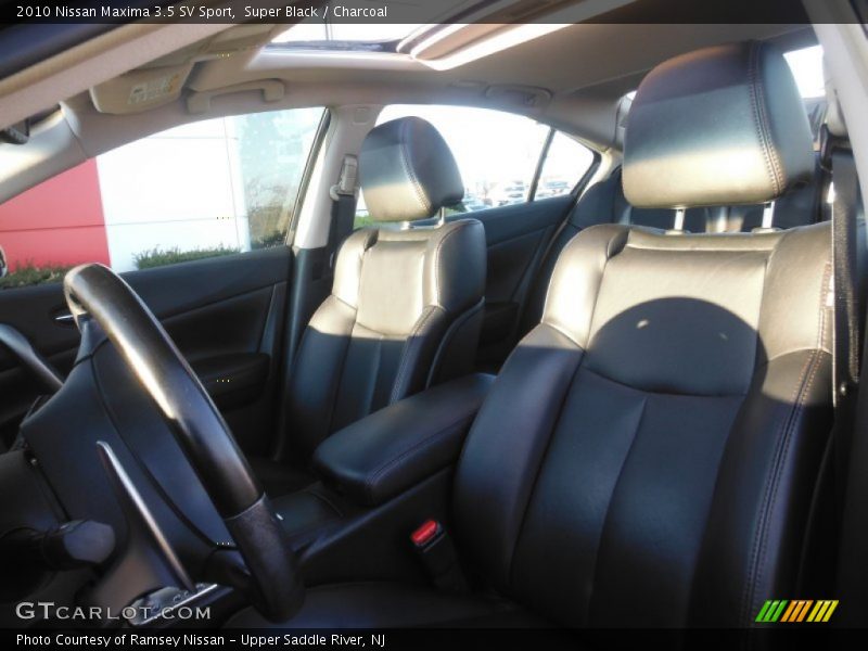 Super Black / Charcoal 2010 Nissan Maxima 3.5 SV Sport