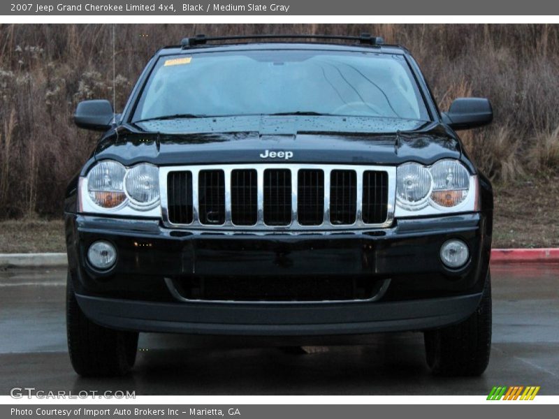 Black / Medium Slate Gray 2007 Jeep Grand Cherokee Limited 4x4