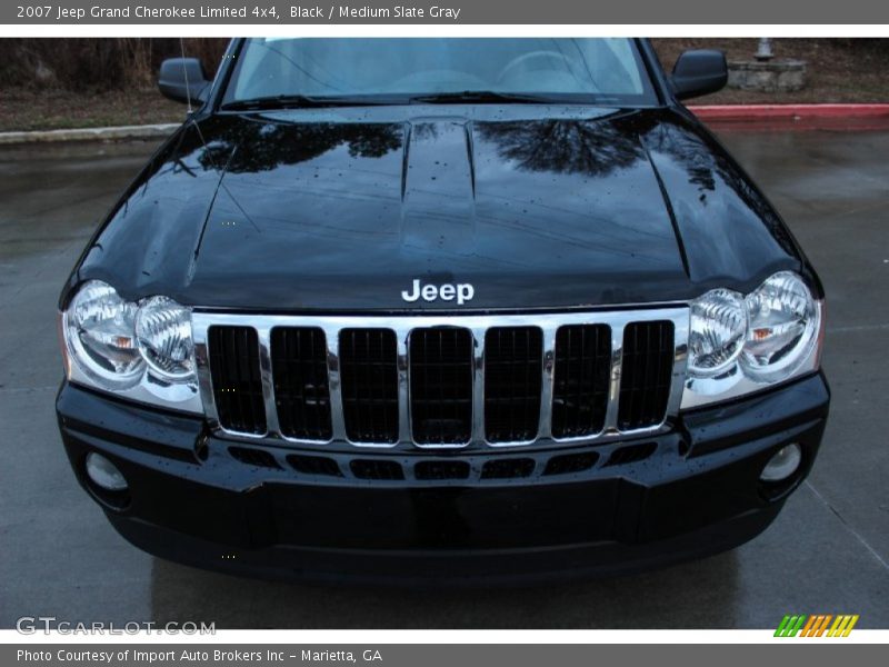 Black / Medium Slate Gray 2007 Jeep Grand Cherokee Limited 4x4