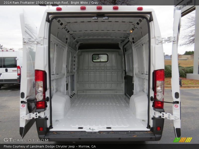 Bright White / Gray 2014 Ram ProMaster 1500 Cargo High Roof