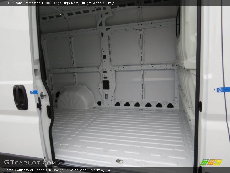 Bright White / Gray 2014 Ram ProMaster 1500 Cargo High Roof