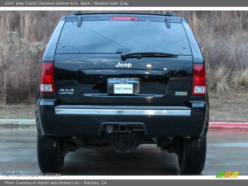 Black / Medium Slate Gray 2007 Jeep Grand Cherokee Limited 4x4