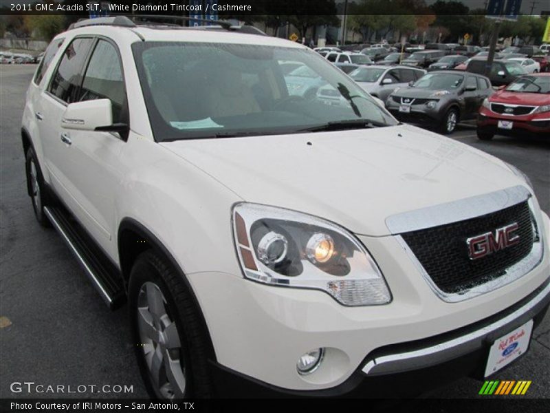 White Diamond Tintcoat / Cashmere 2011 GMC Acadia SLT
